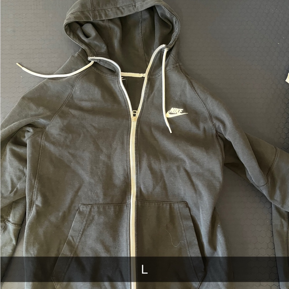 Nike Black Zip-Up Hoodie